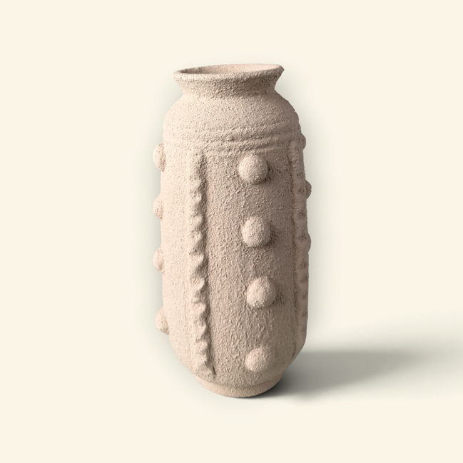 Studded Column Vase