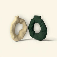 Sol Ring Ceramic Vase Duo