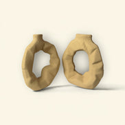 Sol Ring Ceramic Vase Duo