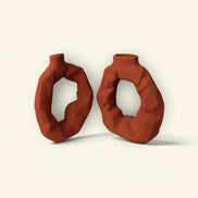 Sol Ring Ceramic Vase Duo