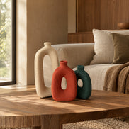 Arch Loop Ceramic Vase Trio