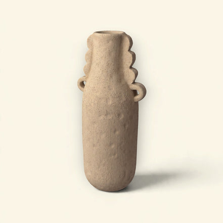 Aria Ruffle Handle Bottle Vase