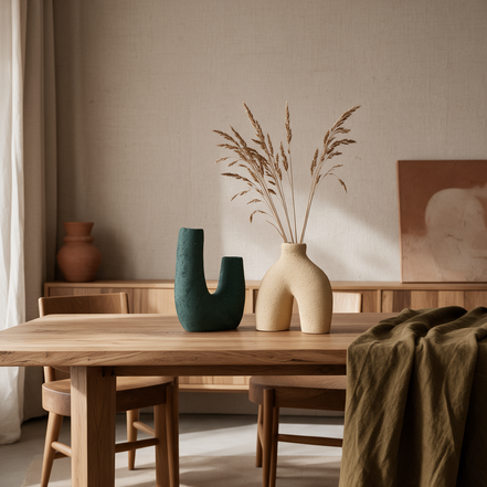 Arc & U Vase Duo