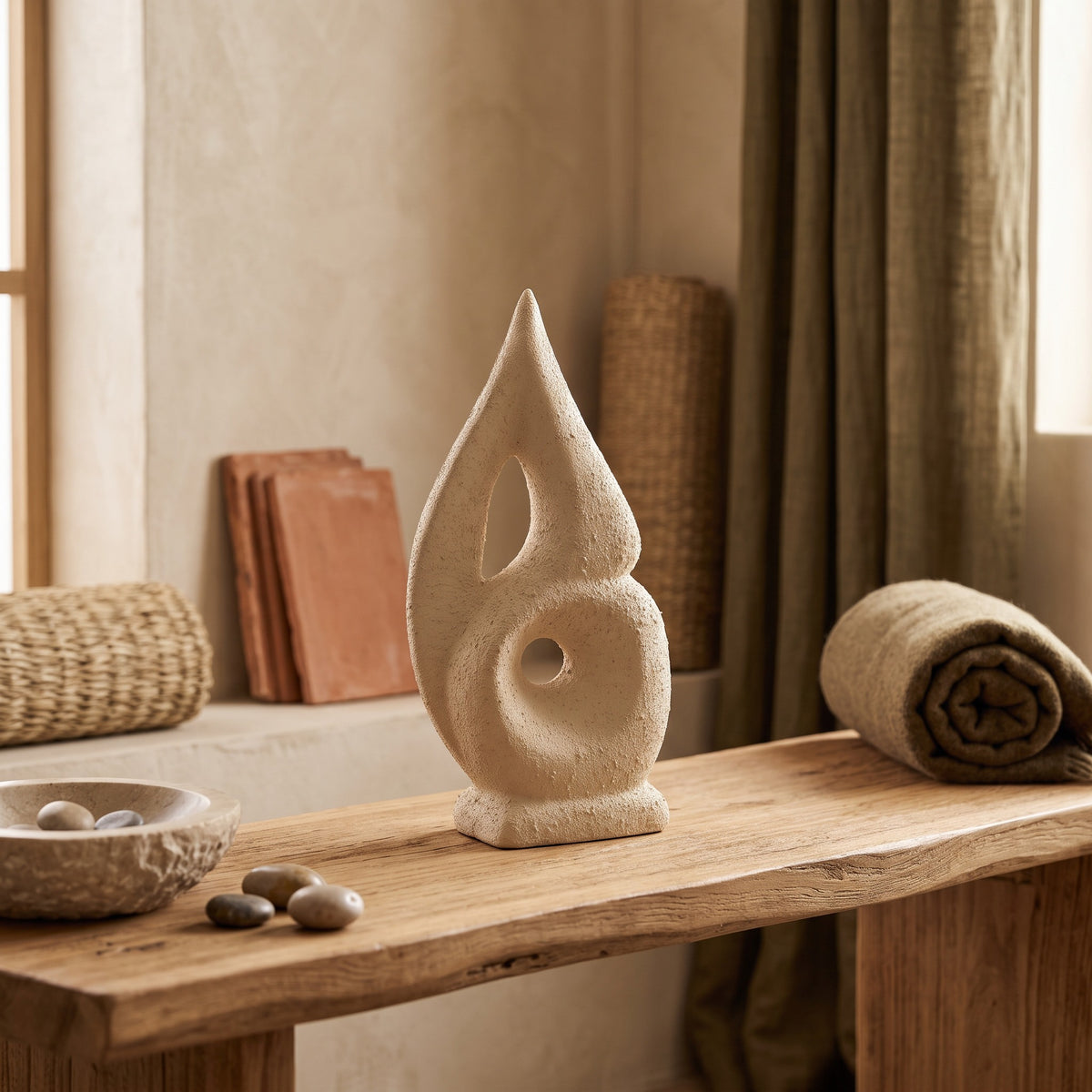 Ember & Pine Sculptural Decor Duo