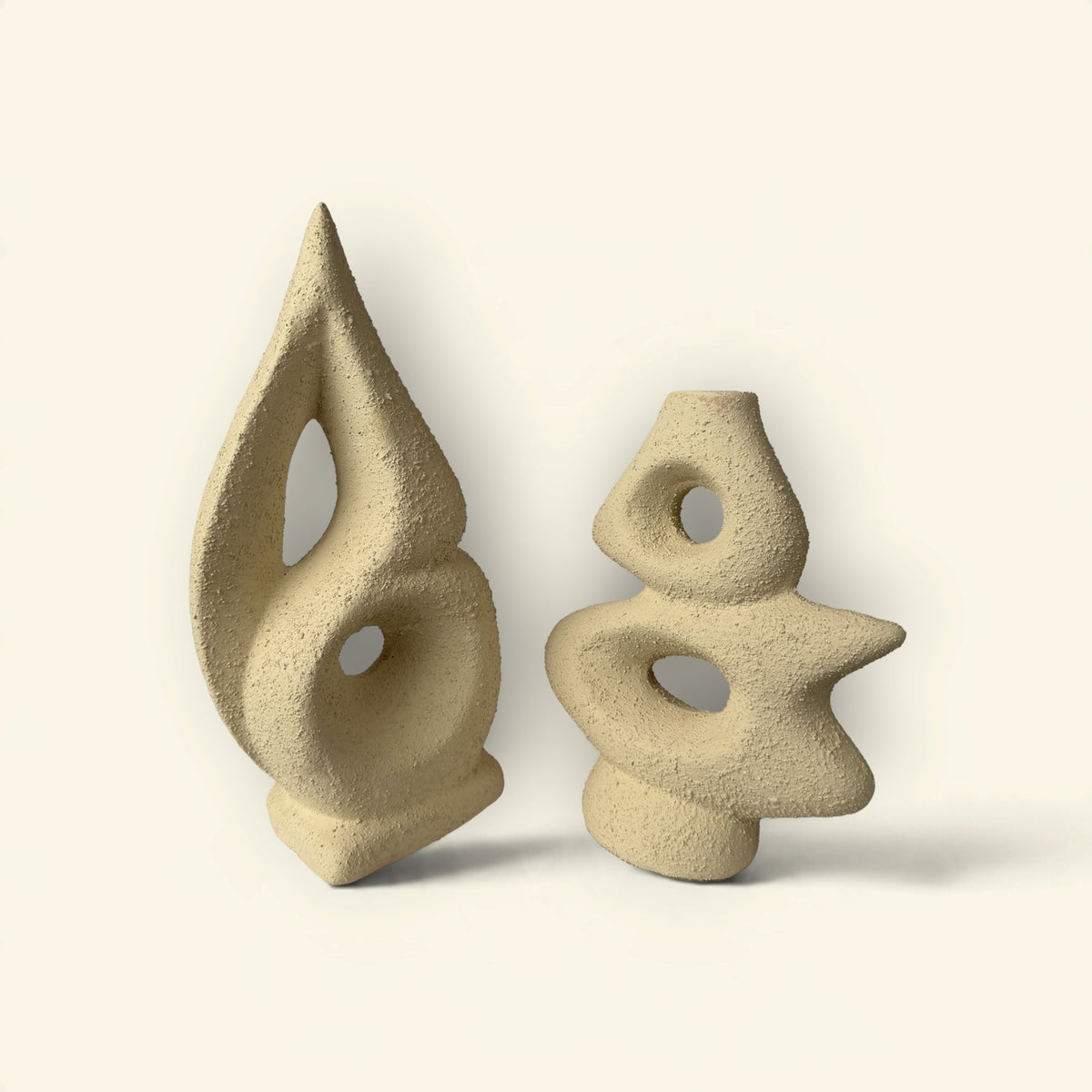 Ember Pine Sculptural Decor Duo