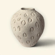 Kora Seed Pattern Statement Vase