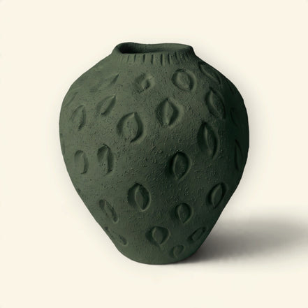 Kora Seed Pattern Statement Vase