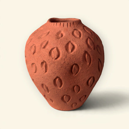 Kora Seed Pattern Statement Vase