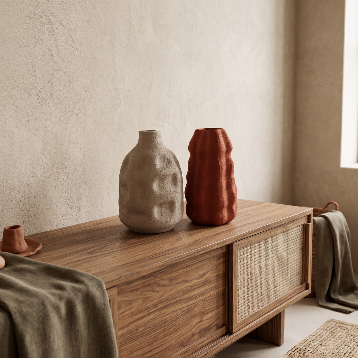 Mirage Ceramic Vase Duo