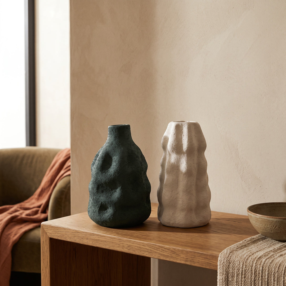 Mirage Ceramic Vase Duo