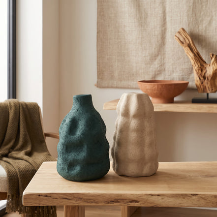 Mirage Ceramic Vase Duo