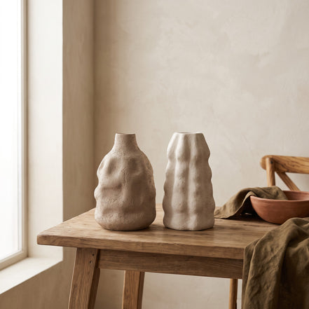Mirage Ceramic Vase Duo