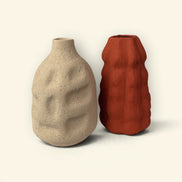 Mirage Ceramic Vase Duo