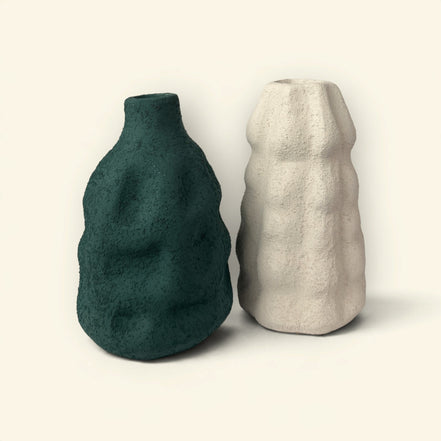 Mirage Ceramic Vase Duo