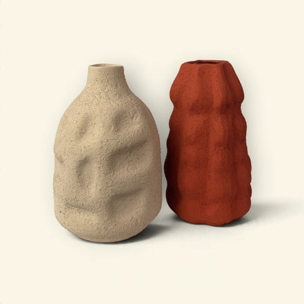 Mirage Ceramic Vase Duo