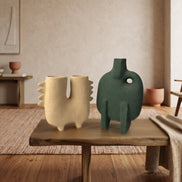 Saguaro Twin-Neck Sculptural Vase