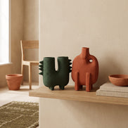 Saguaro Twin-Neck Sculptural Vase
