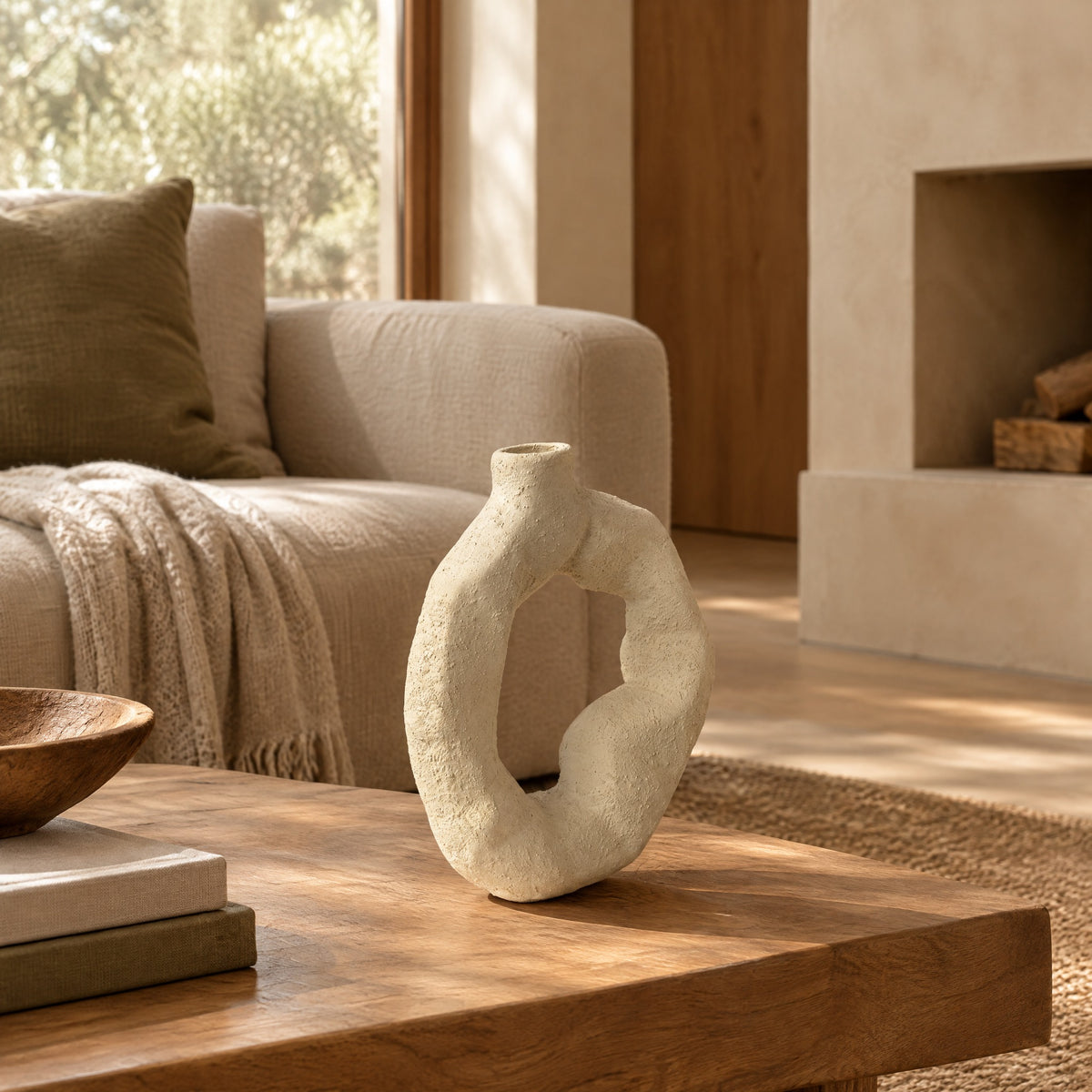 Sol Ring Ceramic Vase Duo
