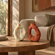 Sol Ring Ceramic Vase Duo