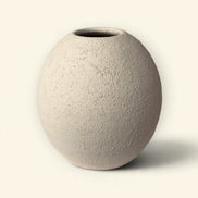 Terra Orb Ceramic Vase Duo