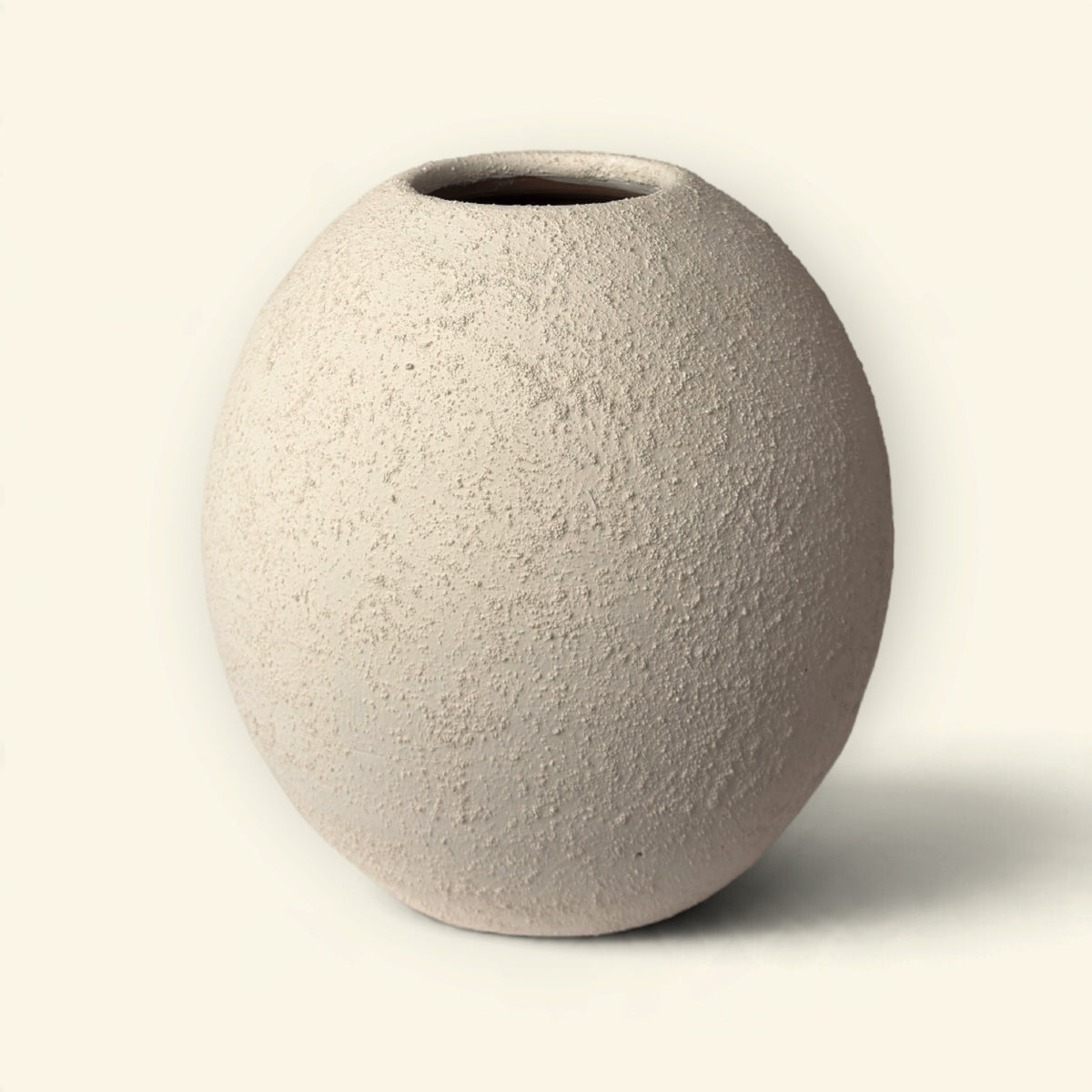 Terra Orb Ceramic Vase Duo