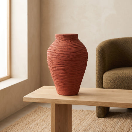 Terra Strata Amphora Vase