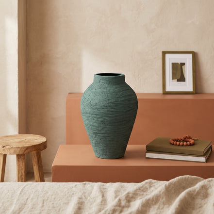 Terra Strata Amphora Vase