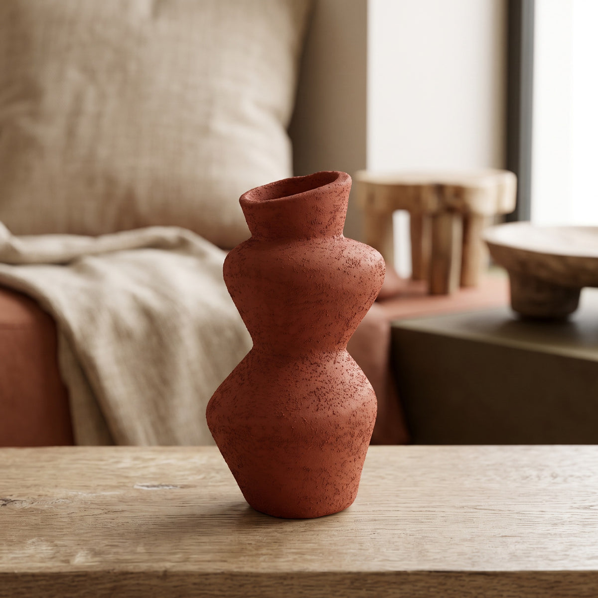 Totem Stone Sculptural Vase
